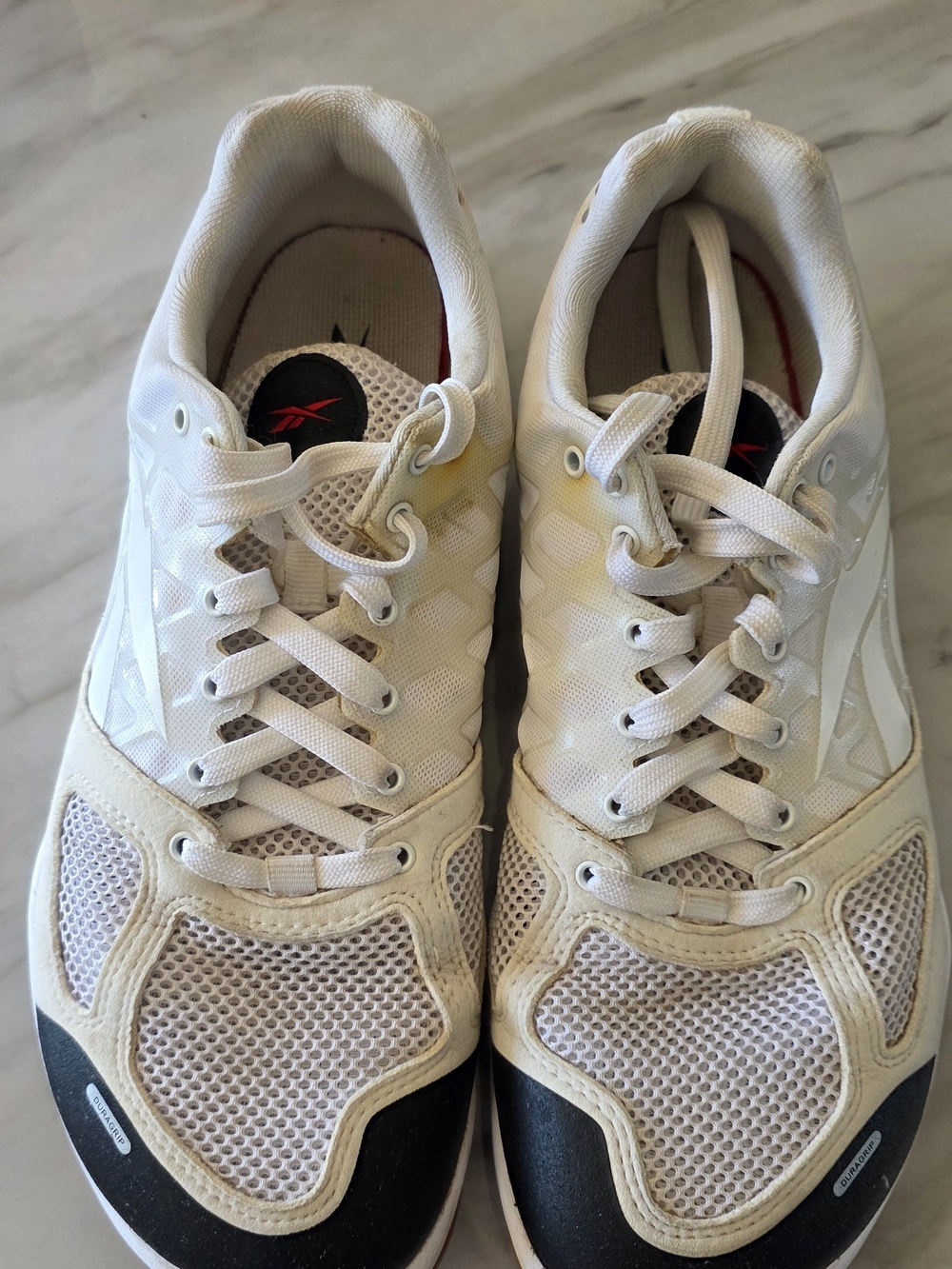 Reebok Men’s White and Black Athletic Sneakers